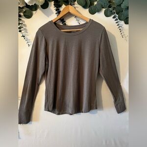 GAP Women's Long Sleeve Top - Taupe